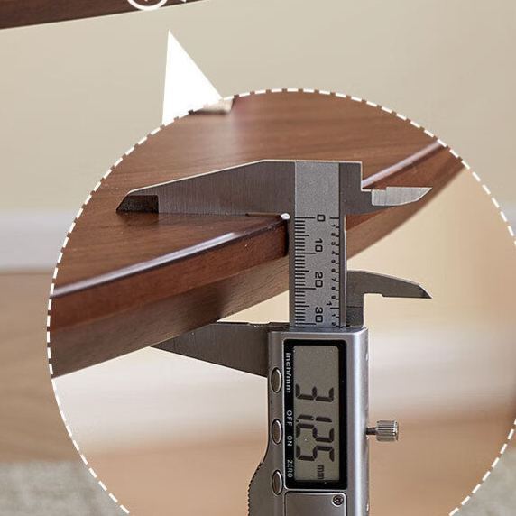 Aurelius 360° Solid Walnut Round Dining Table