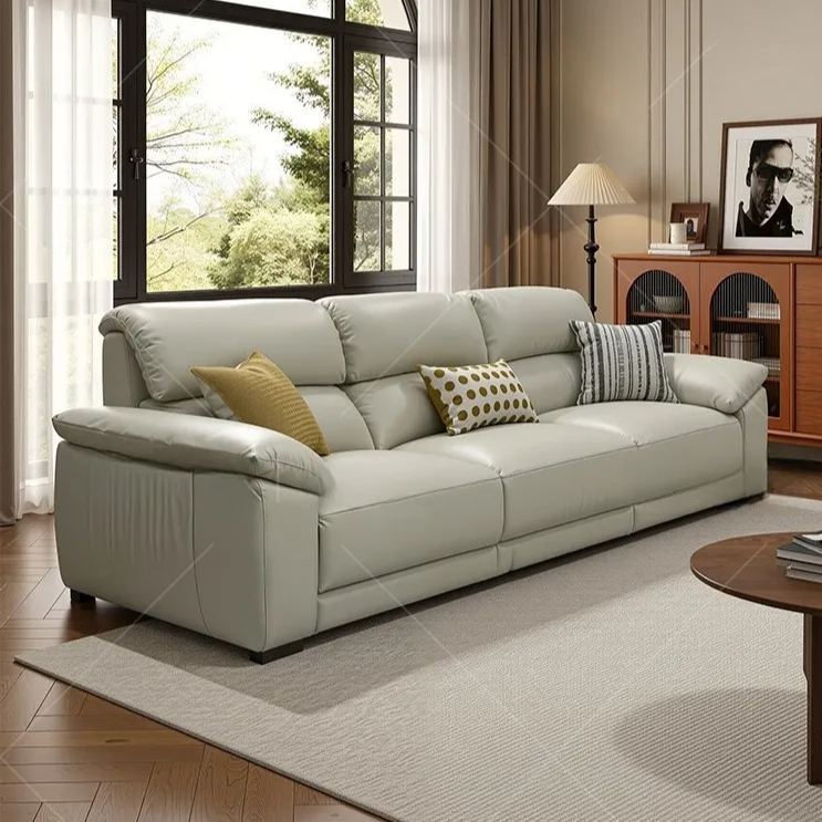 AeroLuxe Electric Leather Recliner Sofa