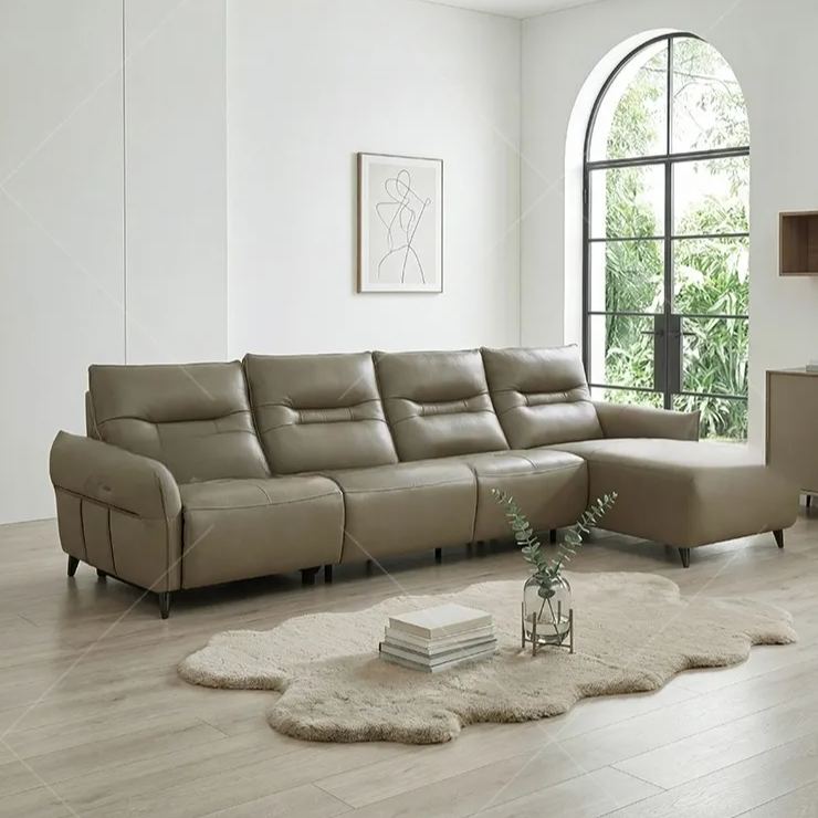 Aurelia Electric Leather Recliner Sofa