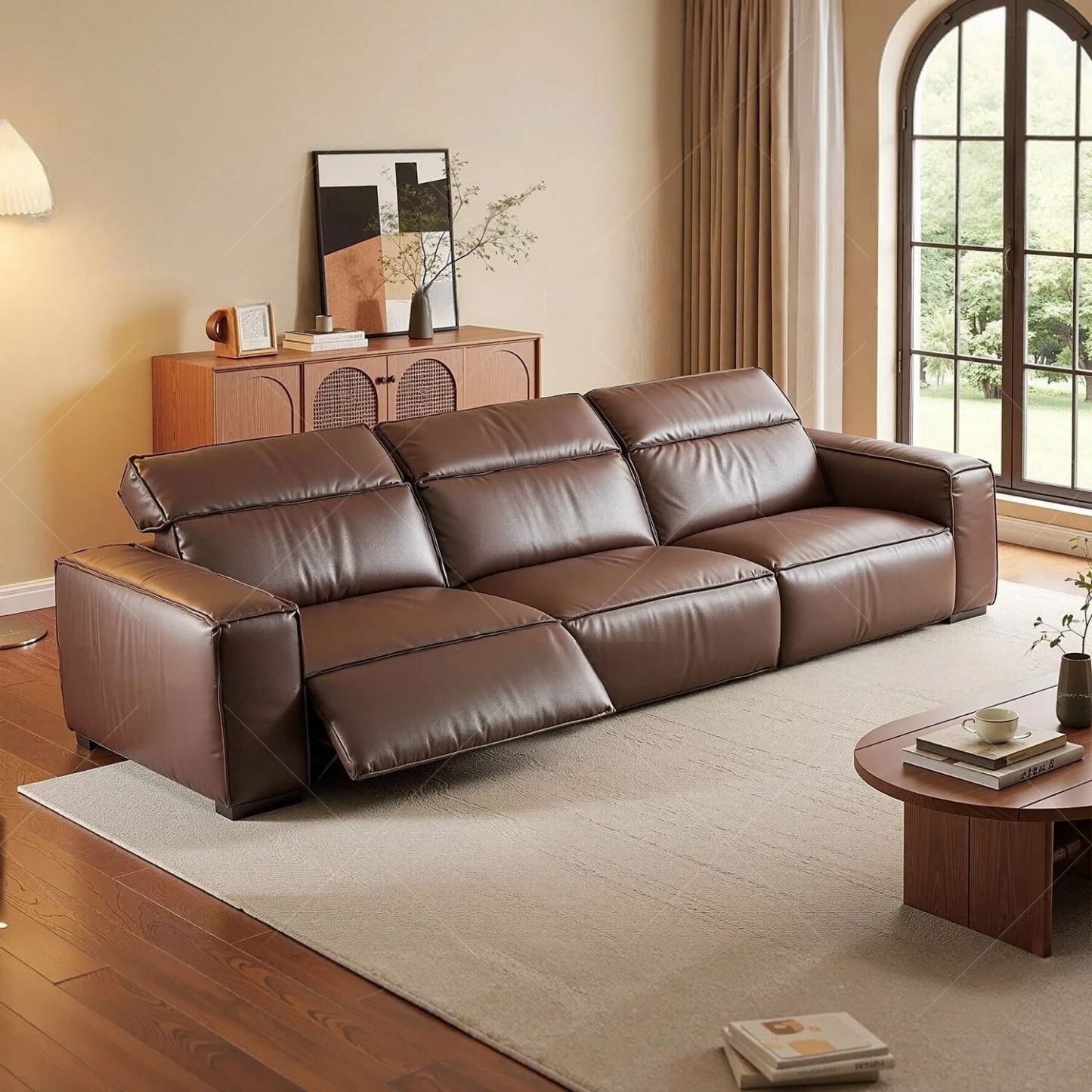Atlas Electric Leather Recliner Sofa