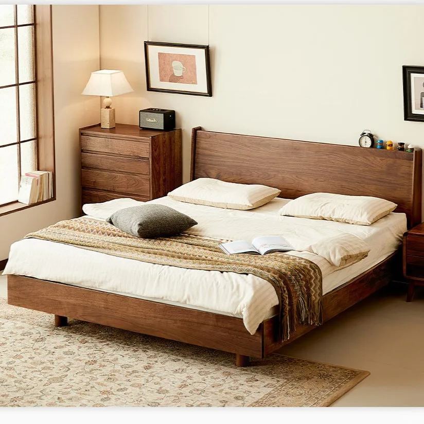 AeroLift Solid Walnut Bed