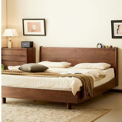 AeroLift Solid Walnut Bed
