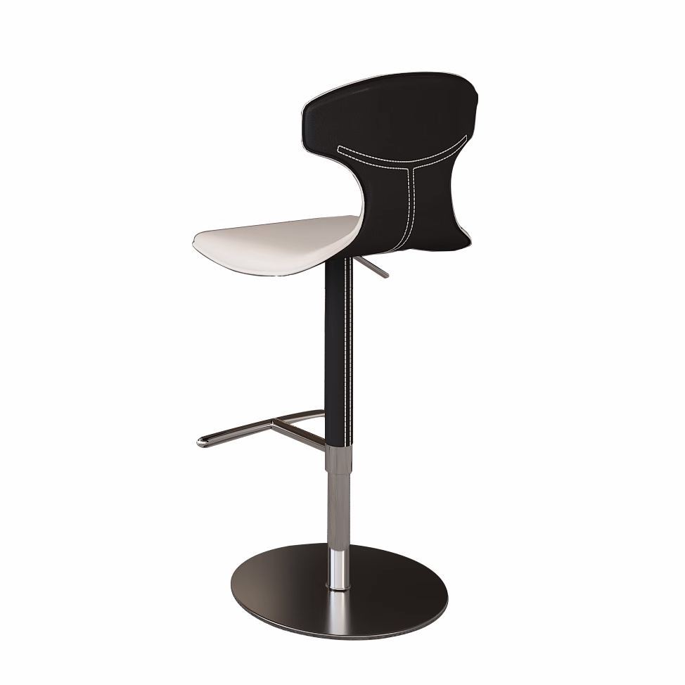 Vero Leather Bar Stool
