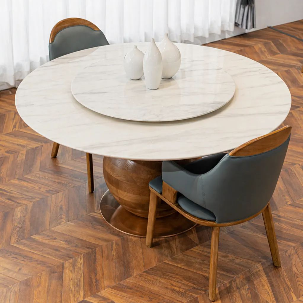 Carrara Soul Natural Marble Dining Table