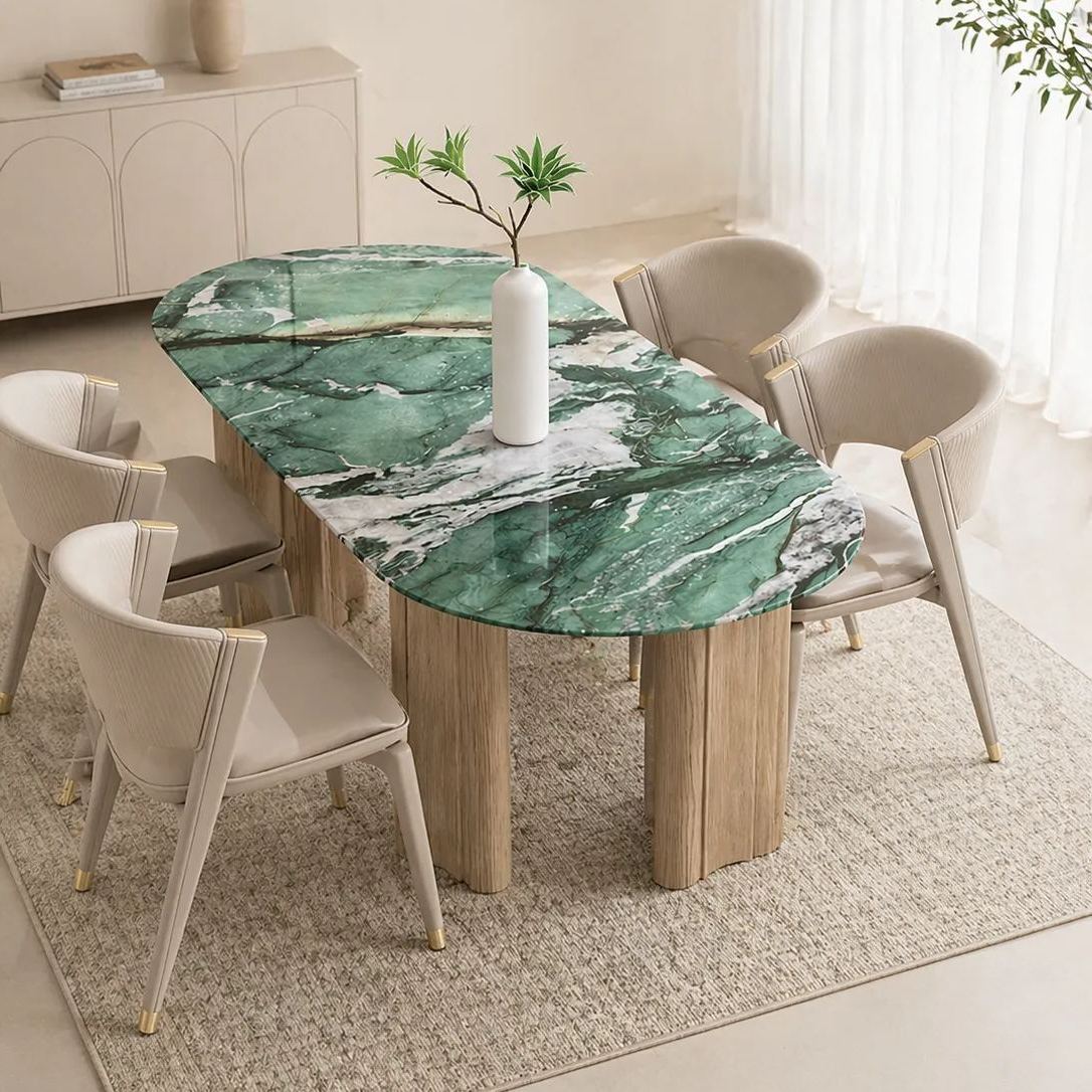 Marbella Natural Marble Dining Table