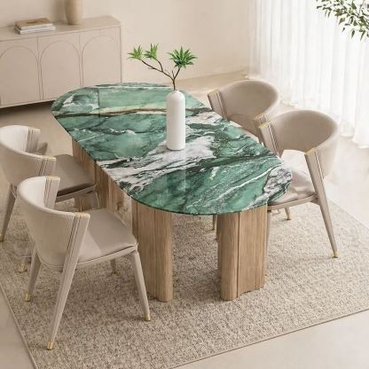 Marbella Natural Marble Dining Table