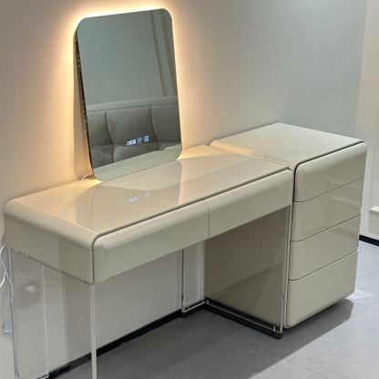  Luxe Acrylic Leg Vanity Desk