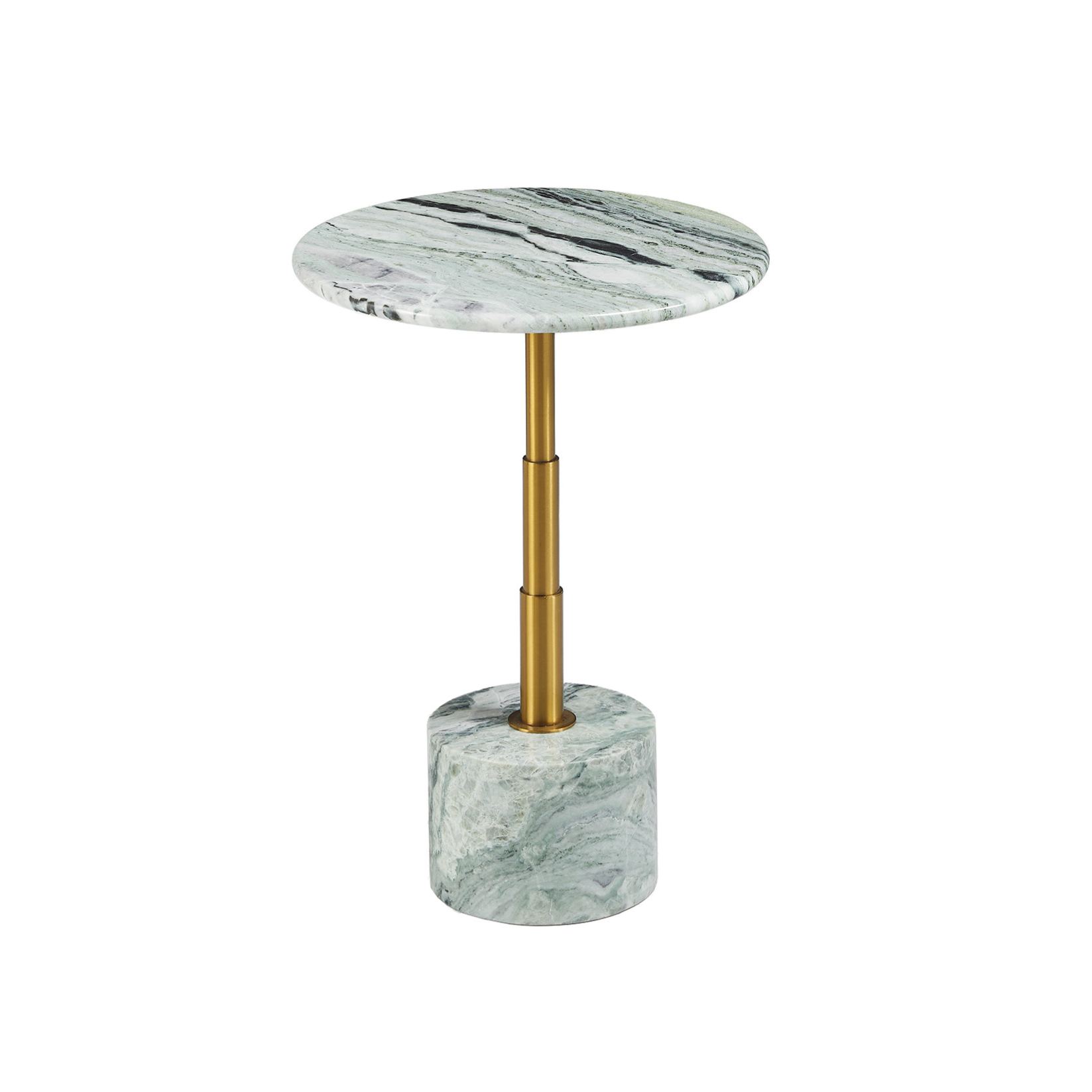 Verde Column Marble Side Table