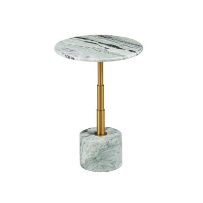 Verde Column Marble Side Table