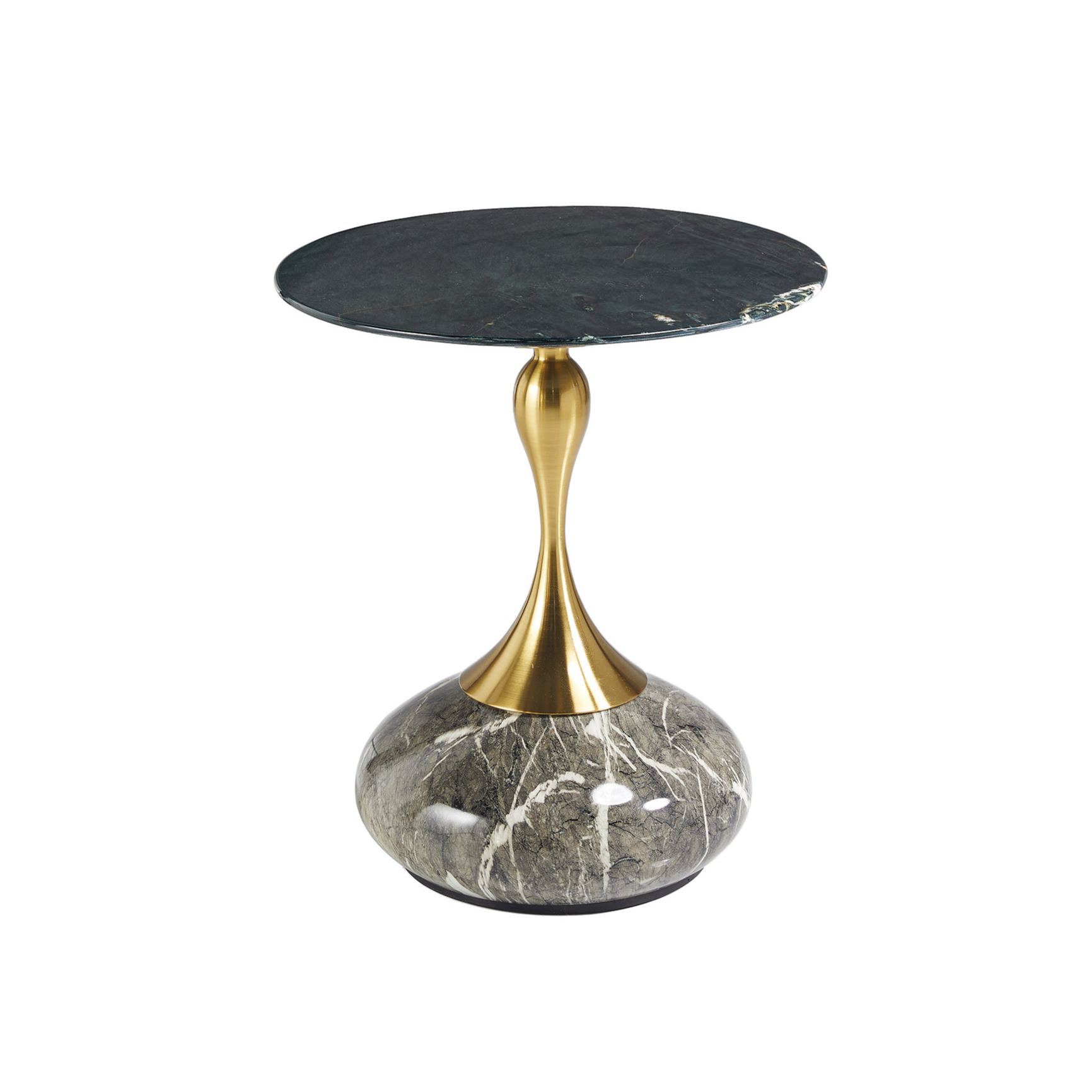 Aurelia Bell Marble Side Table