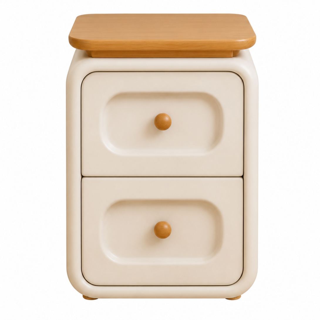 Milo Solid Wood Bedside Table