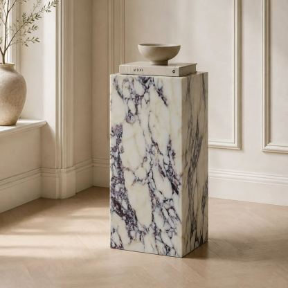 Bulgari Purple Marble Pedestal Set