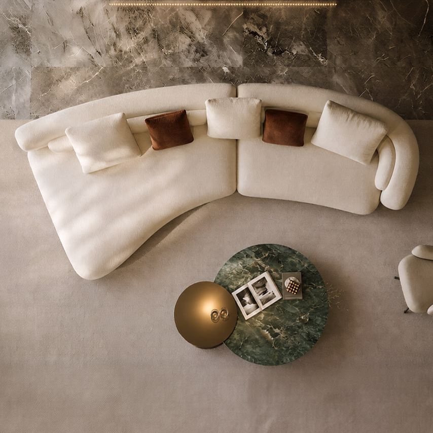 Bezier Curve Sofa