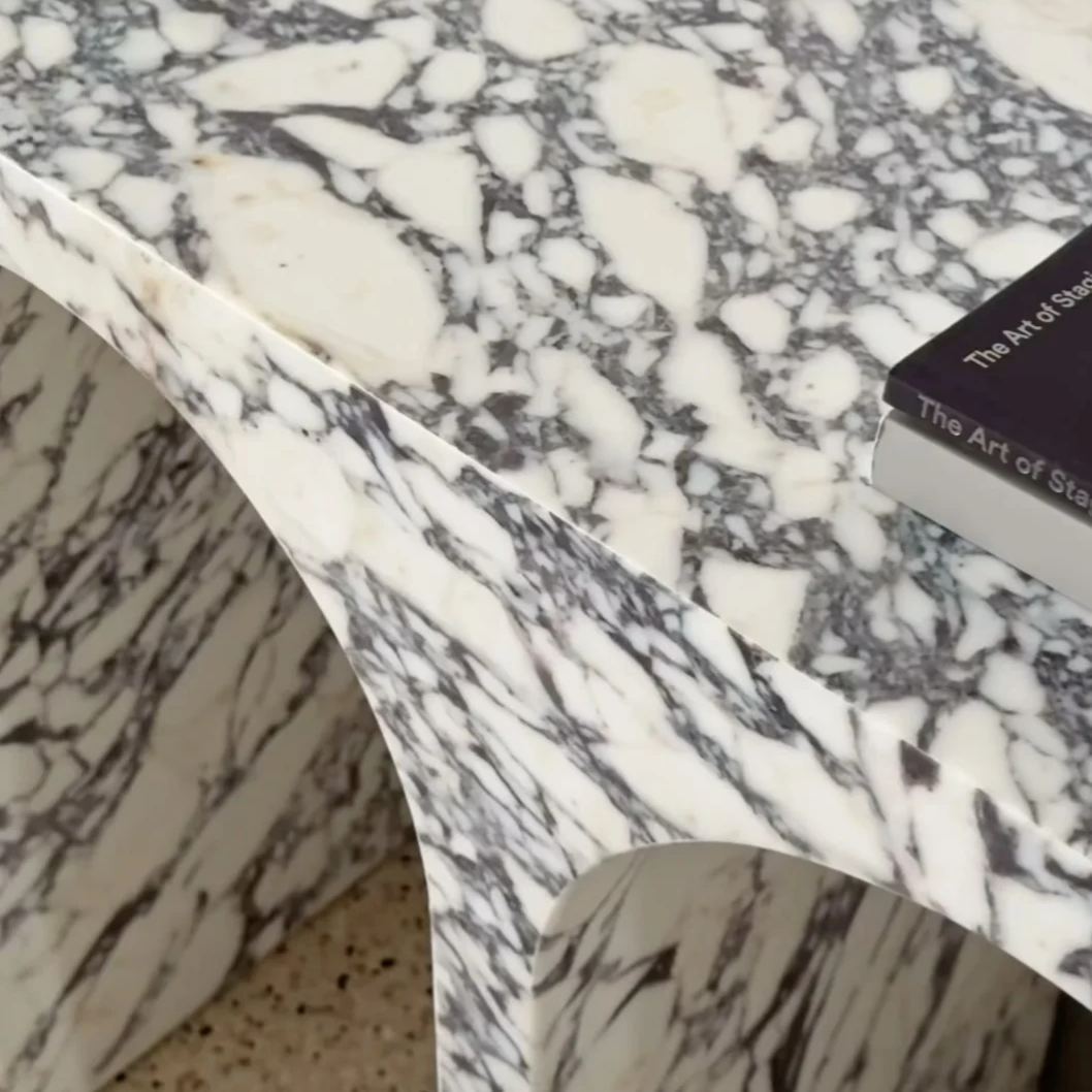 Bulgari Arch Marble Console Table