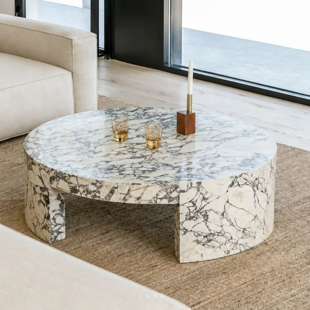 [Copy]Bulgari Arch Marble Console Table