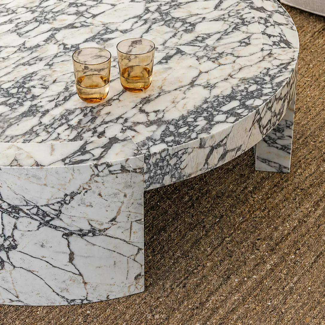 [Copy]Bulgari Arch Marble Console Table