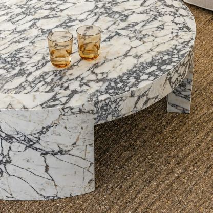 [Copy]Bulgari Arch Marble Console Table