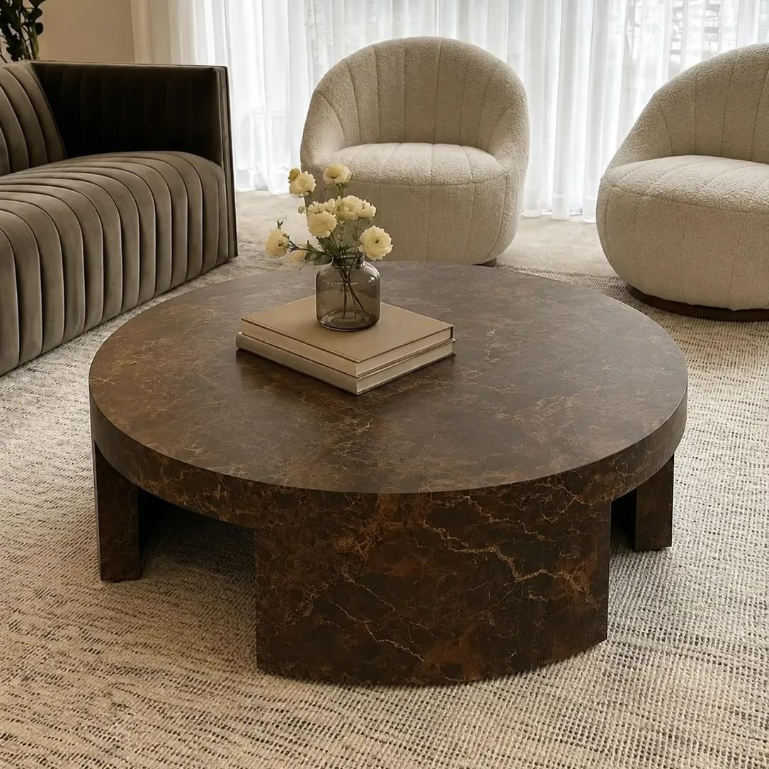 [Copy]Bulgari Arch Marble Console Table