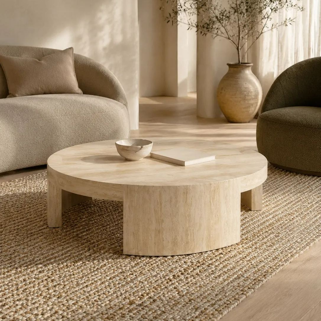 [Copy]Bulgari Arch Marble Console Table