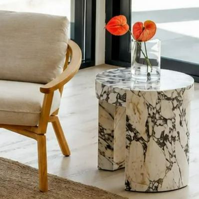 [Copy]Bulgari Arch Marble Console Table