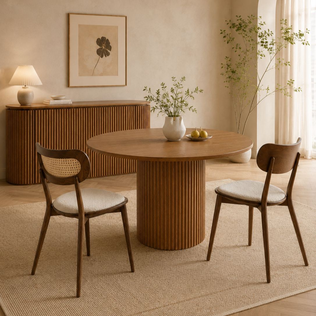 Linden Round Dining Table