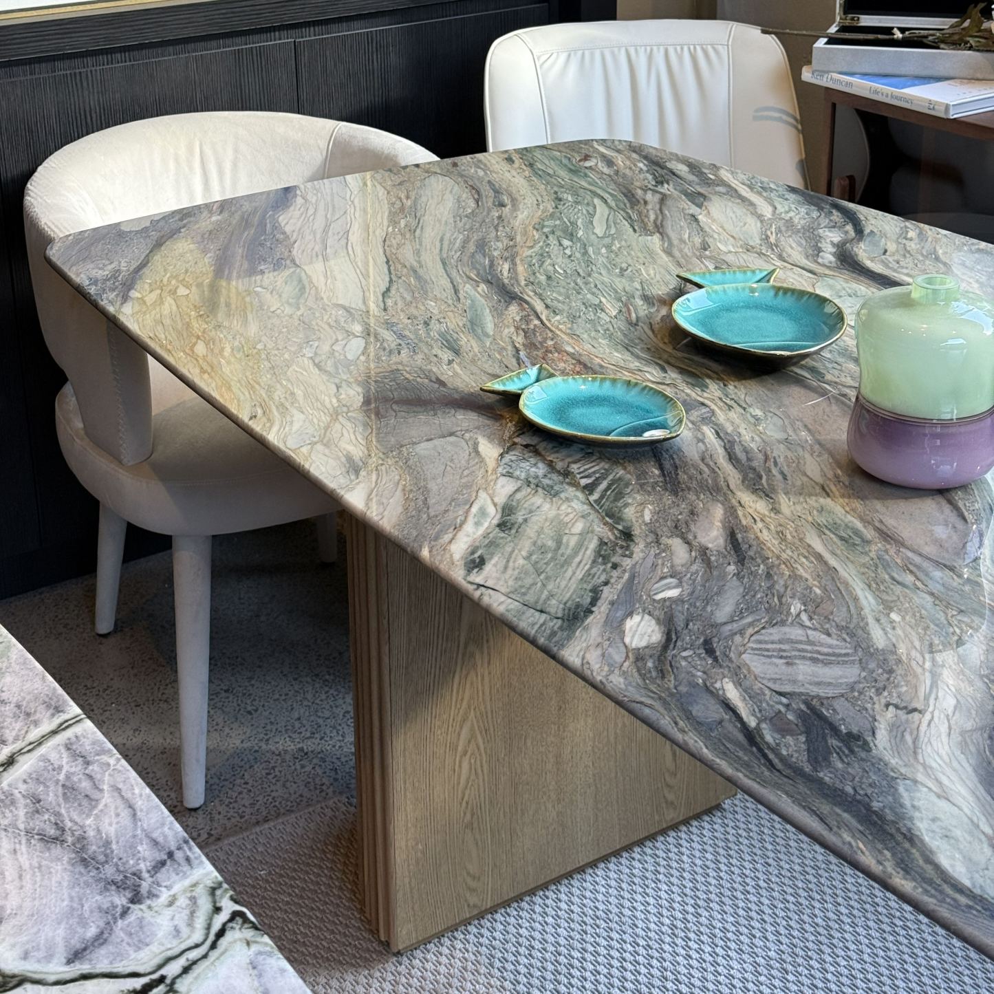 Silk Road Marble Dining Table