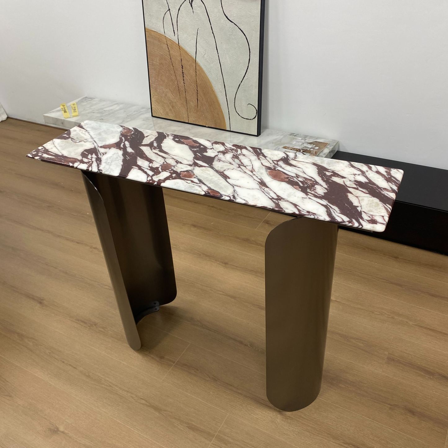 Calacatta Viola Marble Console Table