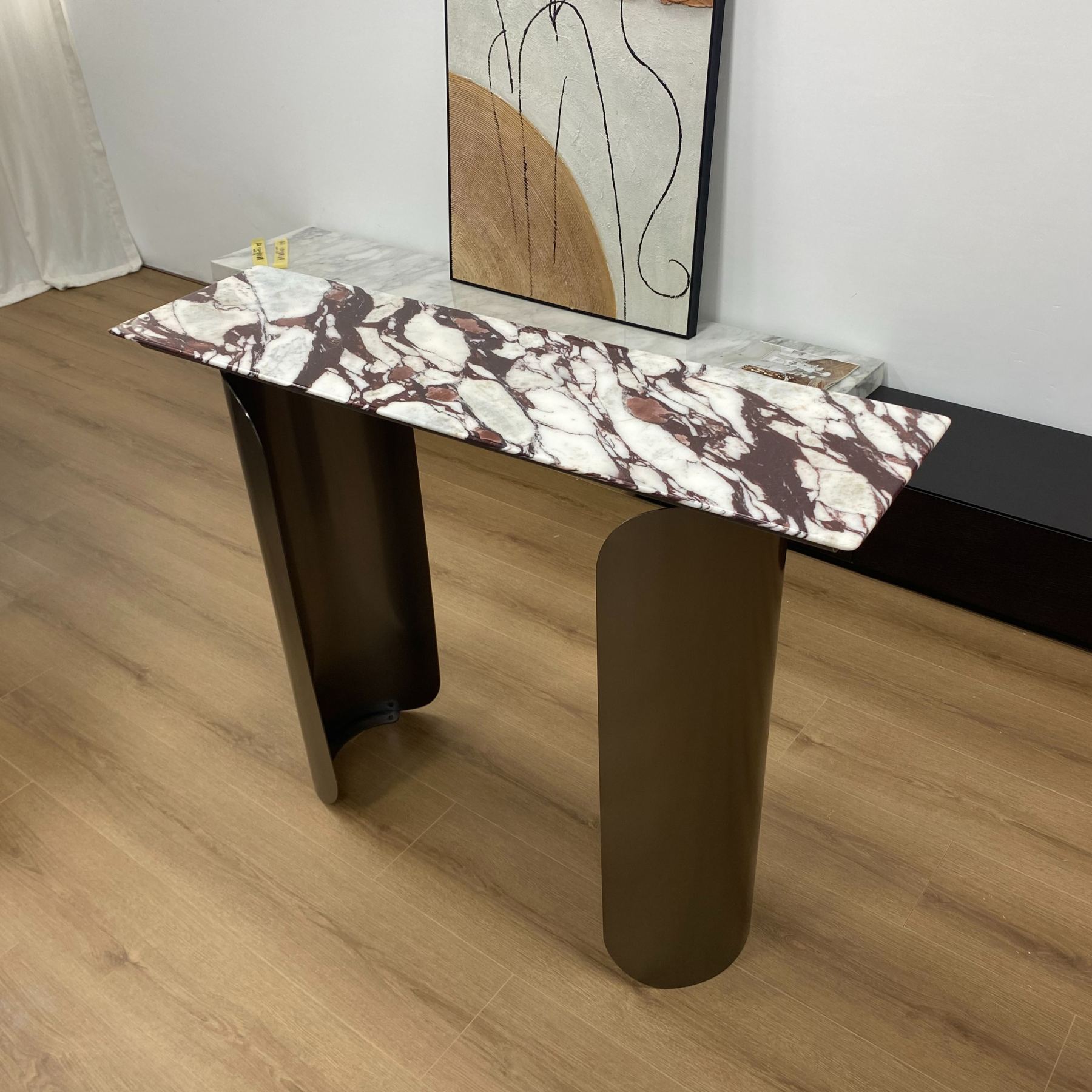 Calacatta Viola Marble Console Table