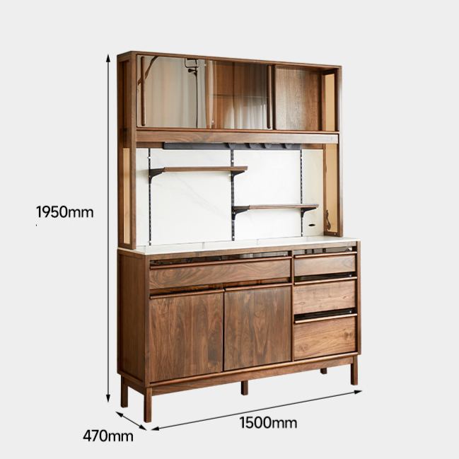 Montclair Black Walnut Buffet