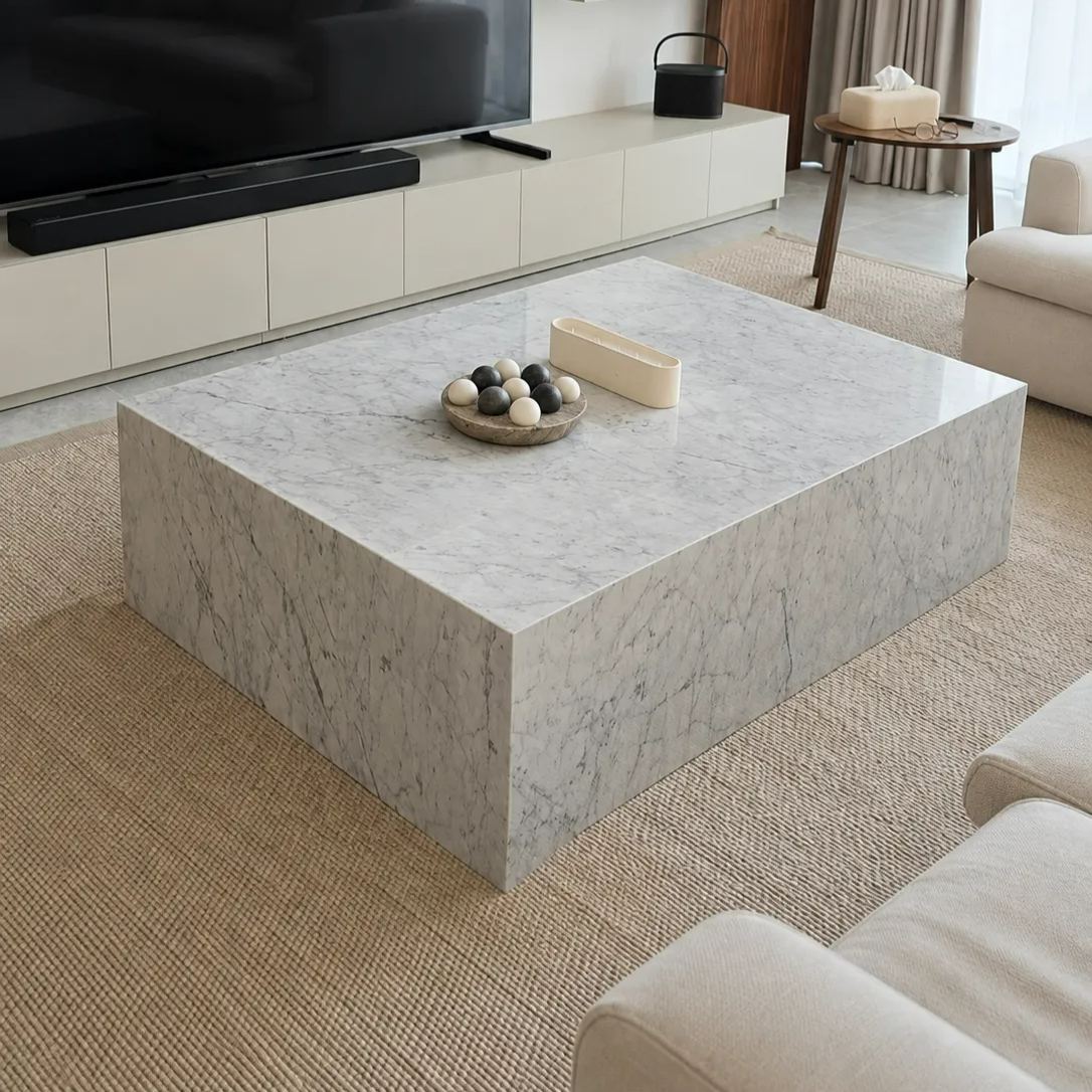 Monolith Marble Coffee Table