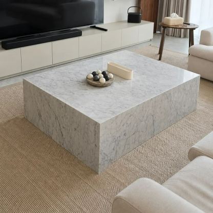 Monolith Marble Coffee Table