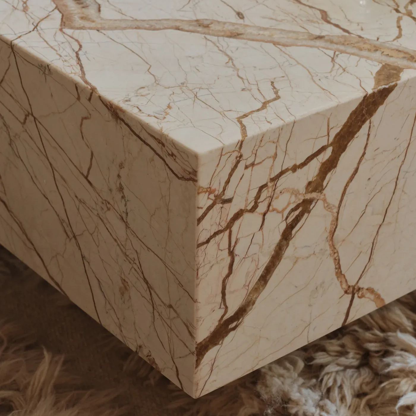 Aurelia Floating Marble Coffee Table