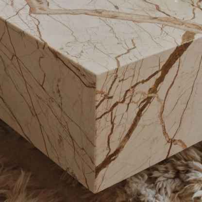 Aurelia Floating Marble Coffee Table