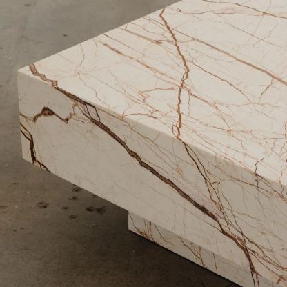 Aurelia Floating Marble Coffee Table