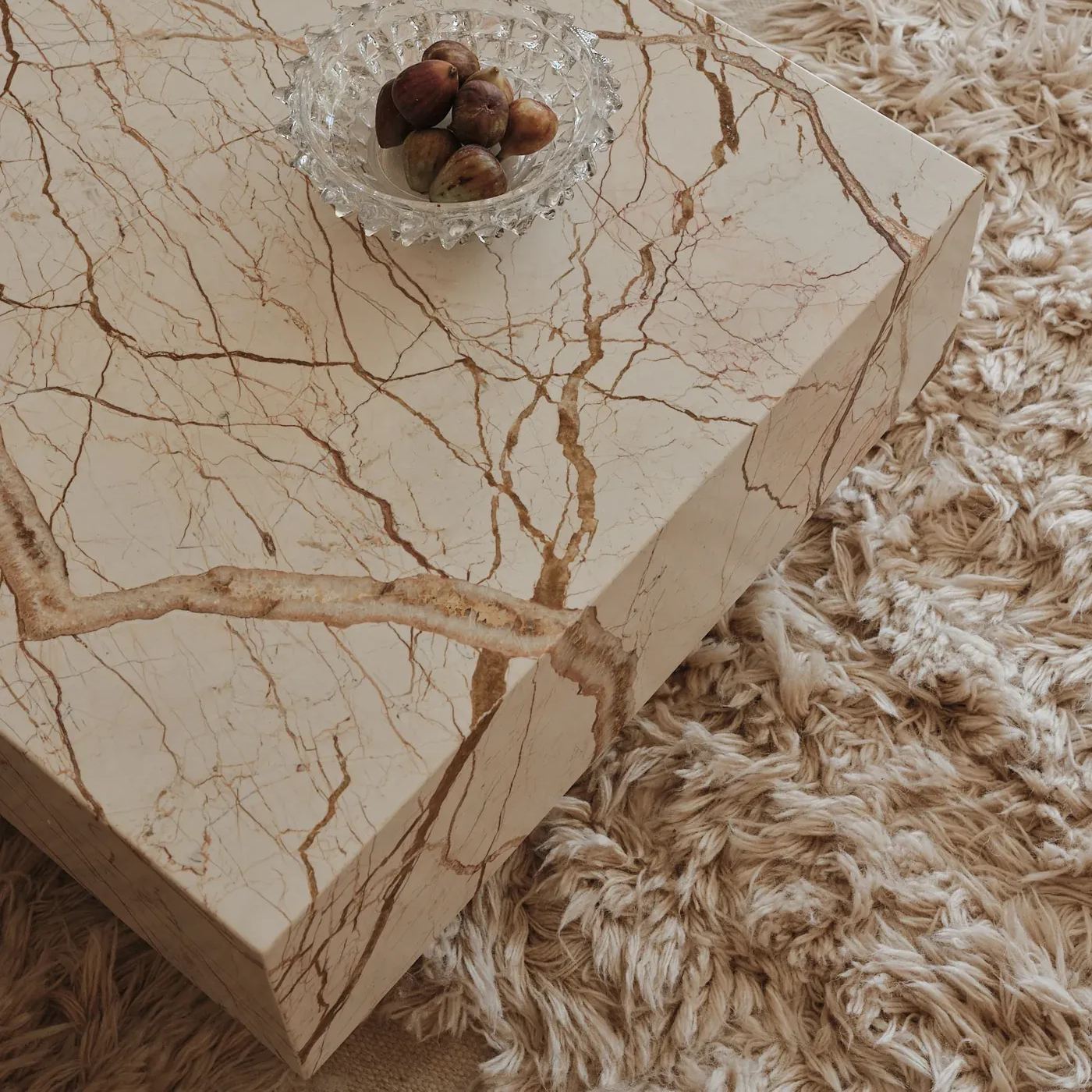 Aurelia Floating Marble Coffee Table
