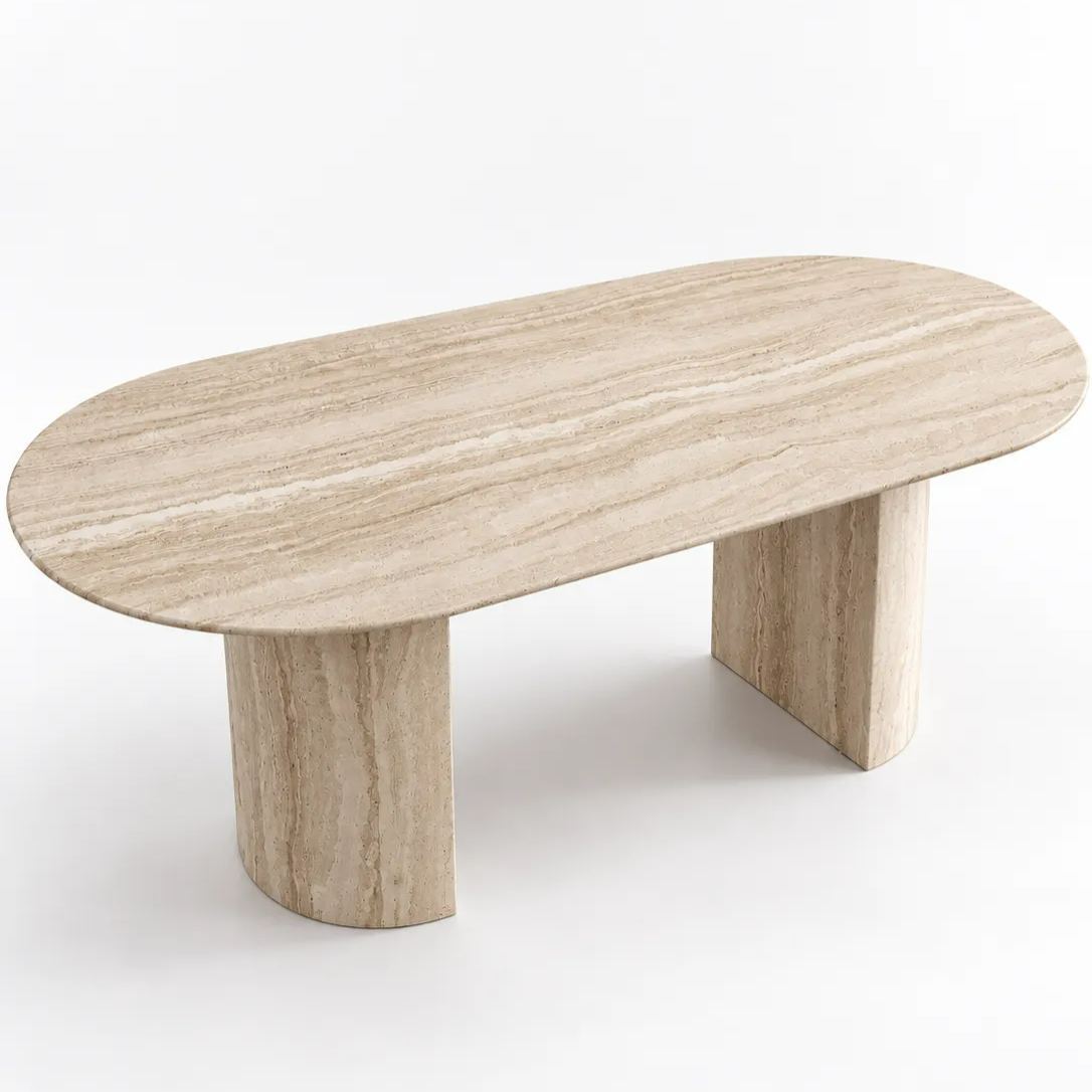 Sorrento Travertine Dining Table