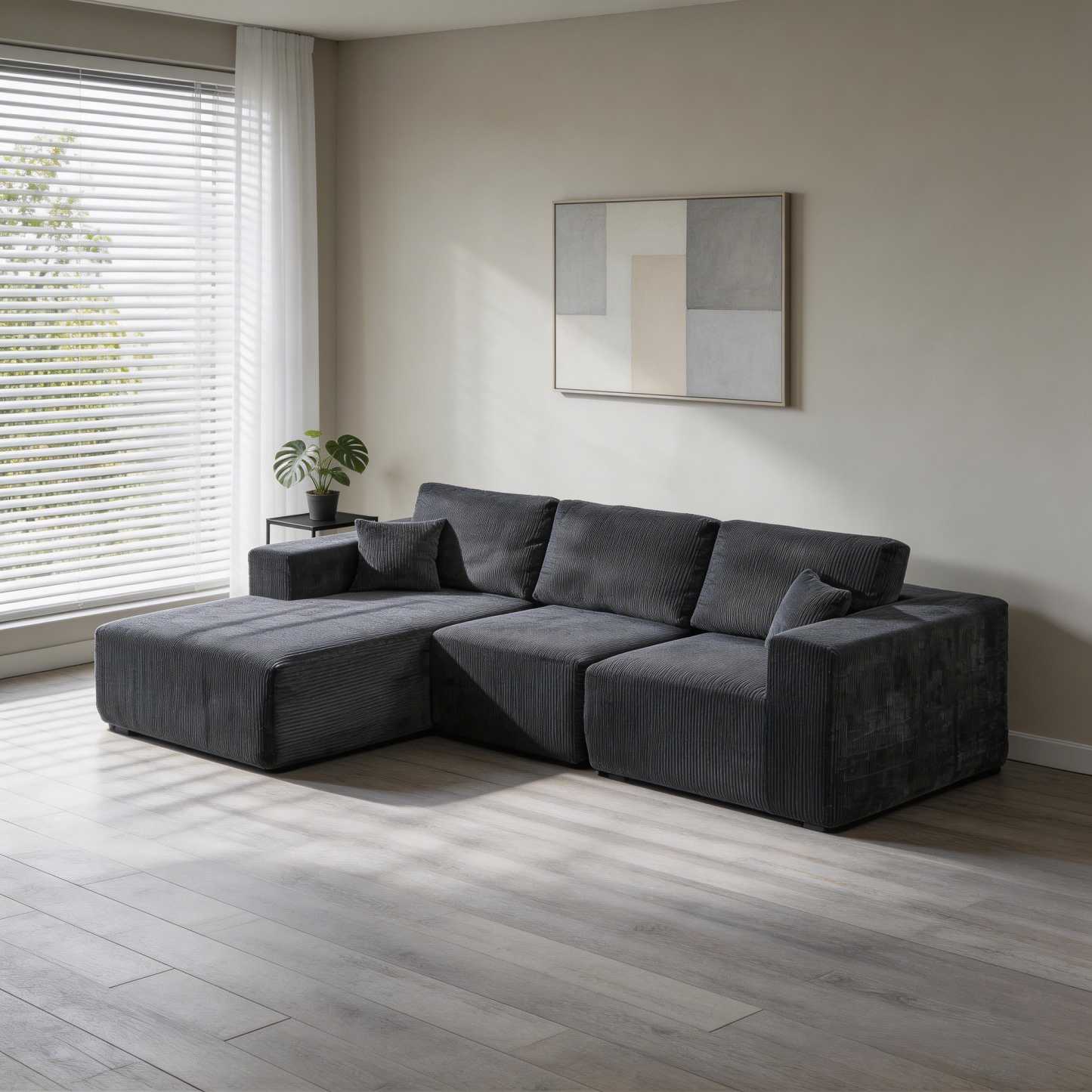 Modu Cloud L-Shape Fabric Sofa