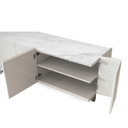 Aurelia Marble TV Entertainment Units
