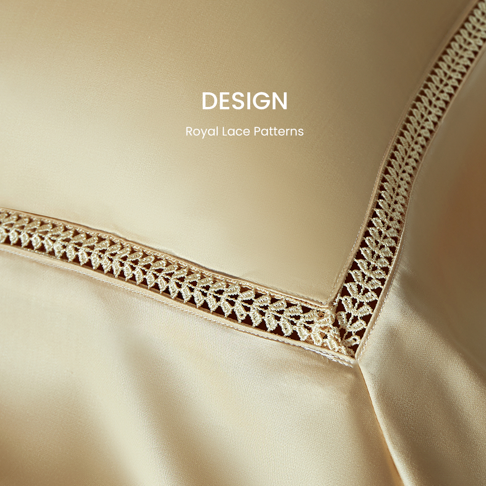 Bedding sets (Tencel Lyocell) - Owllight Royal 2000TC Bed Sheets - Royal Lace Patterns