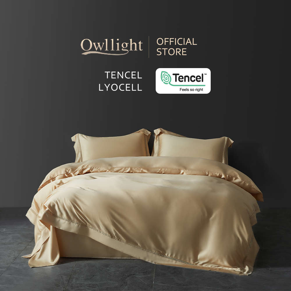 Bedding sets (Tencel Lyocell) - Owllight Royal 2000TC Bed Sheets