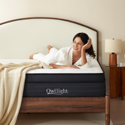 Mattress 180 * 200 * 30cm Medium Firm Hybrid Mattress, Cooling-Gel Memory Foam and Pocket Spring, Breathable Tencel Cover, 8cm Edge Foam Support,King Size