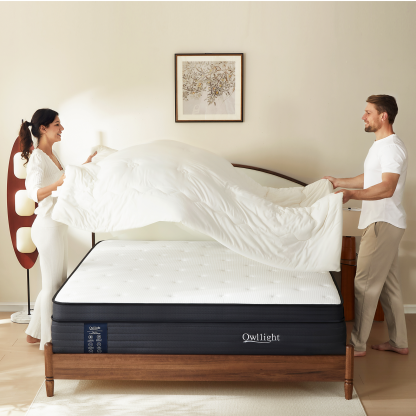 Mattress 180 * 200 * 30cm Medium Firm Hybrid Mattress, Cooling-Gel Memory Foam and Pocket Spring, Breathable Tencel Cover, 8cm Edge Foam Support,King Size