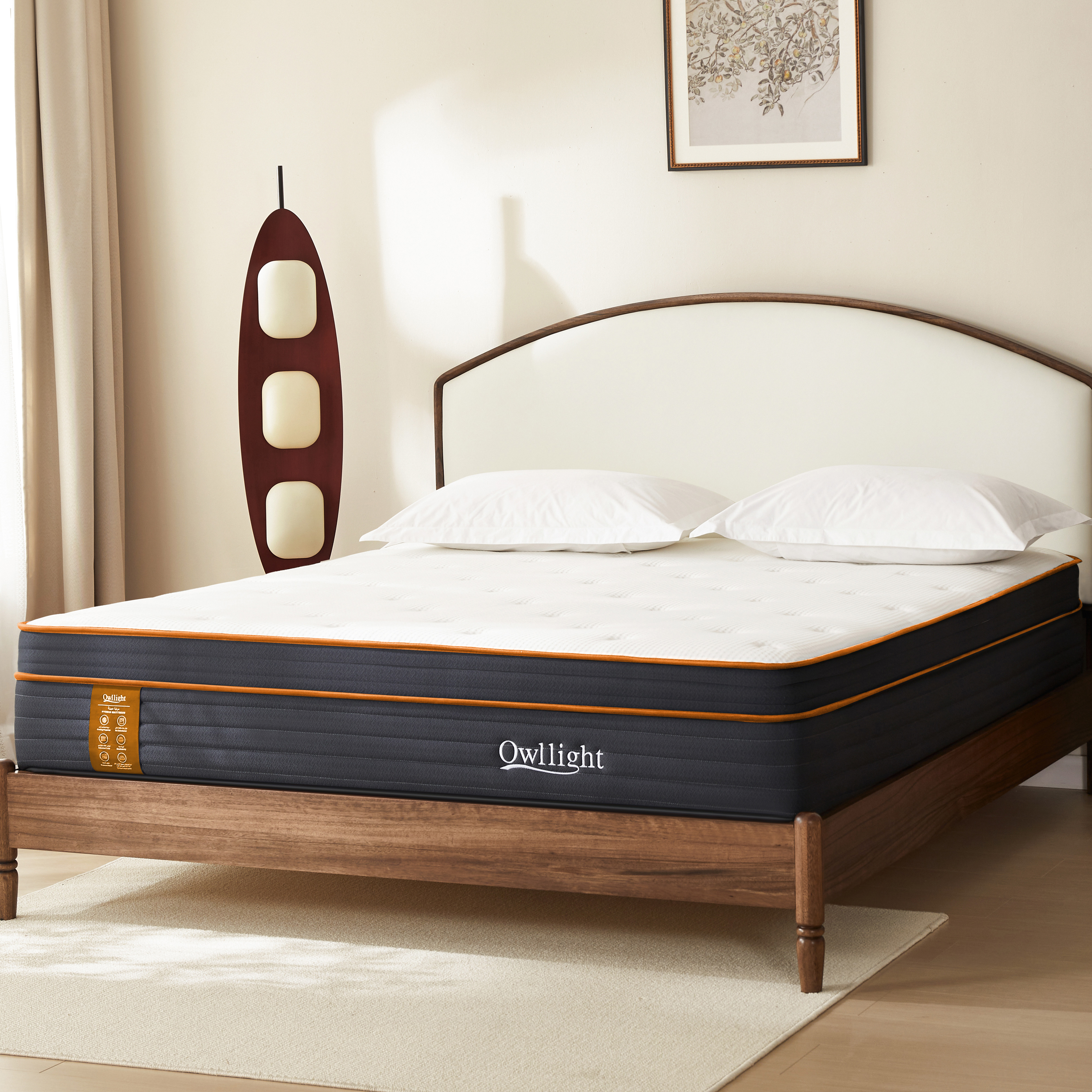 Queen Bed Mattress | Owllight Tulip | Cooling & Back Care