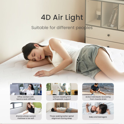 4D Air Light Flow Mattress Topper Singapore | Extra Firm  Pro Spine & Back Care