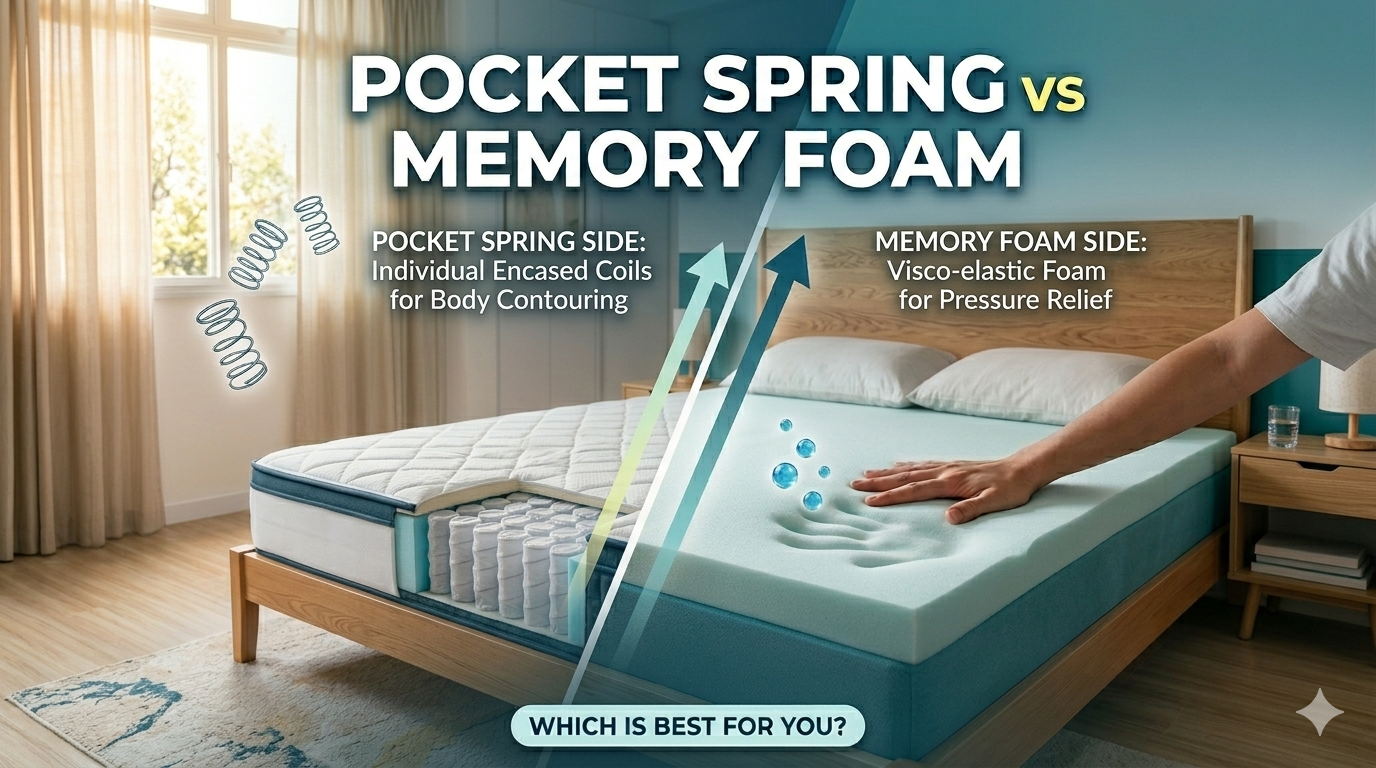 Pocket Spring vs Memory Foam Mattress
