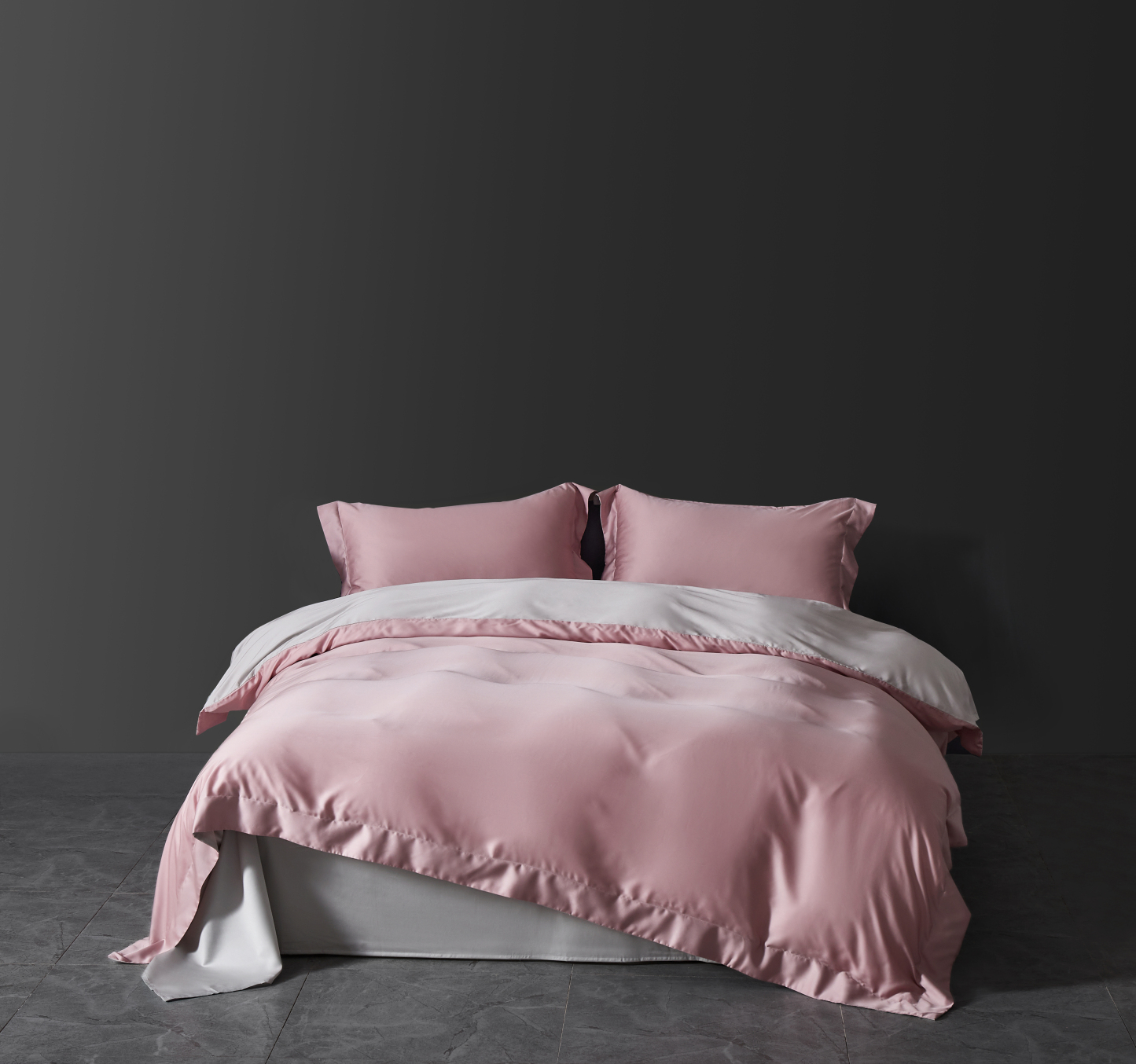 Bedding sets (Tencel Lyocell) - Owllight Grand 1600TC Bed Sheets - Pink Queen | King Fitted Bedsheet Set and Full