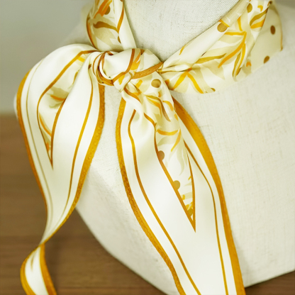 菱形斜紋百搭絲巾