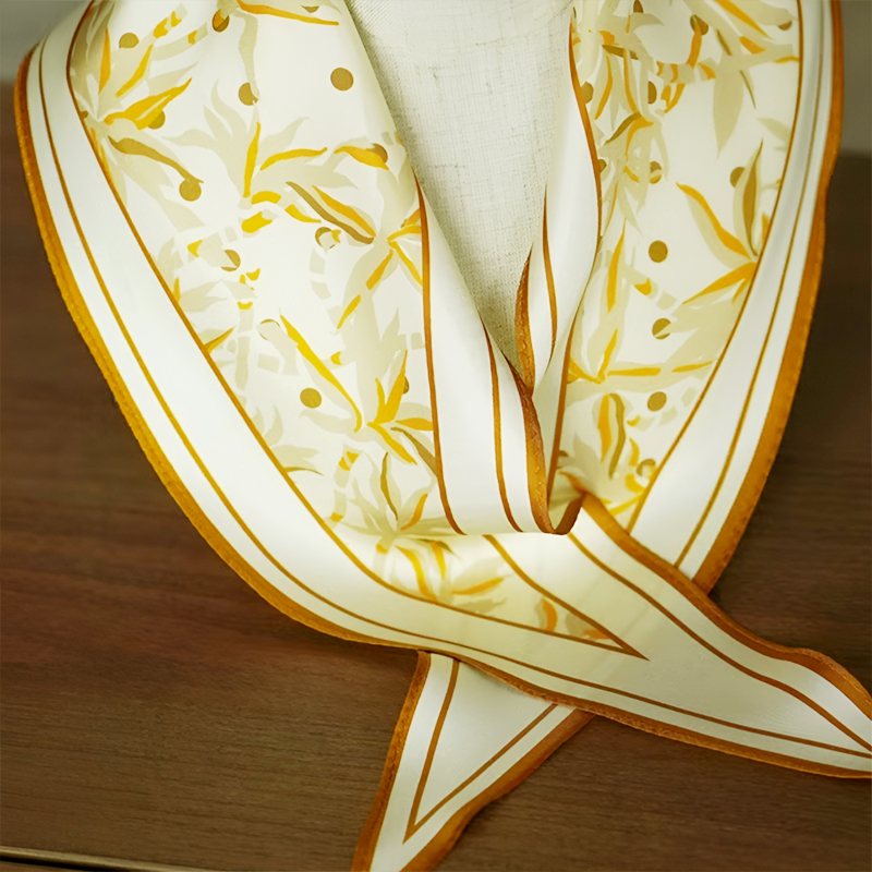 菱形斜紋百搭絲巾