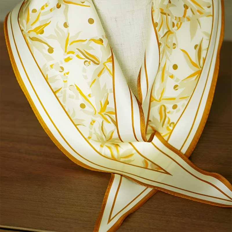 菱形斜紋百搭絲巾