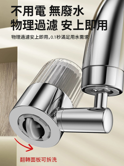 【無氯無垢】萬向旋轉過濾淨水器